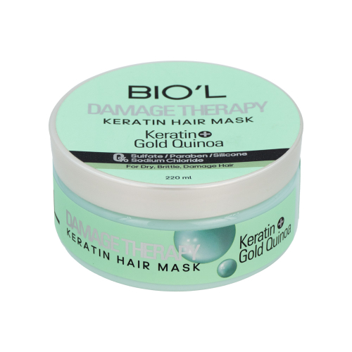 ماسک مو بدون سولفات بیول مدل Damage Therapy مناسب موی خشک و آسیب دیده 220میل